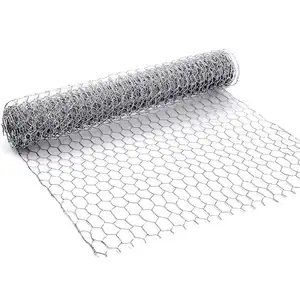 Gran oferta galvanizada malla de alambre hexagonal de gallinero de 8 pies de altura para pollos y Mascotas