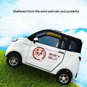 Nieuwe energievoertuigen <span class=keywords><strong>2</strong></span>-deurs vierwiel elektrische nieuwe energievoertuigen mini elektrische auto voor volwassenen <span class=keywords><strong>2</strong></span>-zits - Product Image 6