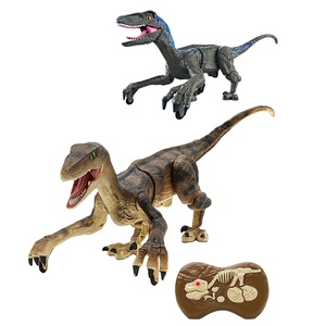 Lucky Toys Juguete de dinosaurio de <span class=keywords><strong>control</strong></span> remoto para niños RC Dinosaur Walking <span class=keywords><strong>Robot</strong></span> con luz y Rugido 2,4 Ghz RC Toys - Product Image 1