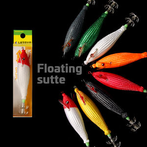 LETOYO LT130827 Leurres de pêche flottants 105mm 10g Appâts lumineux Squid Cloth Jigs Hooks EGI Squid Jig - Product Image 6