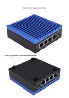 4 Lan RK3568 LPDDR4X Multi-WAN 4K Display ARM Android Mini PC Router Pfsense Firewall Router Mini PC industrial