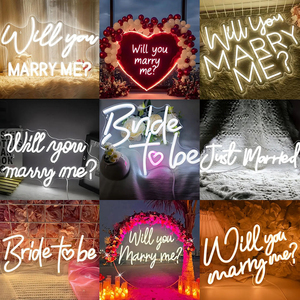 Insegne al Neon Super Grandi 'Mi Vuoi Sposare?' per Proposta di Matrimonio, Insegna LED al Neon 'Sposami' per Decorazione di Fidanzamento e Compleanno - Product Image 5