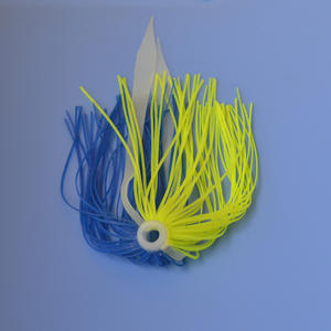 Jupes de pêche en silicone <span class=keywords><strong>pas</strong></span> chères en promotion, jupes parapluie avec liens, jupe en caoutchouc pour leurres de pêche - Product Image 6