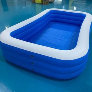 <span class=keywords><strong>Piscina</strong></span> familiar inflable <span class=keywords><strong>Rectangular</strong></span> cuadrada de plástico, <span class=keywords><strong>piscina</strong></span> de aire, jardín, patio trasero, <span class=keywords><strong>piscina</strong></span> inflable para <span class=keywords><strong>verano</strong></span> - Product Image 2