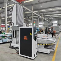 Equipo de Grabado CNC de 5 Ejes para Arte y Manualidades, Máquina de Grabado CNC Vertical de 5 Ejes, Máquina de Tallado de Madera 3D de 5 Ejes