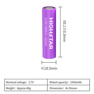 HIGHSTAR <span class=keywords><strong>cr9v</strong></span> портативный детектор газа цифровая камера мини фотопринтер фонари литиевая Первичная батарея 18650 2500 мАч - Product Image 3