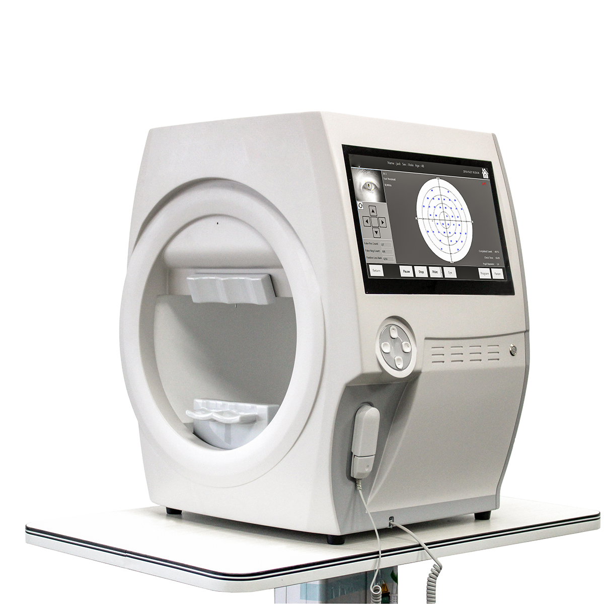 Máquina de perímetro de proyección de campo visual de instrumento oftálmico de alta precisión BIO-1100 para examen ocular