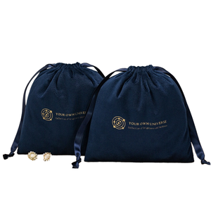 Pochette en velours noir personnalisable avec cordon de serrage, sac cadeau en paille pour petits bijoux, appareil photo, <span class=keywords><strong>téléphone</strong></span> portable, personnalisable - Product Image 1