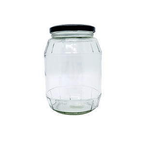 Bán buôn 1 lít 900g Vòng chai thủy tinh kín Jar với nắp thực phẩm hạt tiêu dưa chua bao bì rỗng thì là & tỏi lọ - Product Image 5