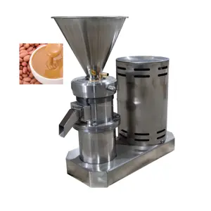 Stainless steel CE approved nuts peanut butter making stone grinder machinery line