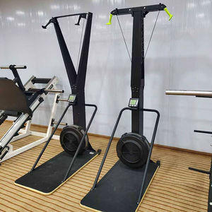 Máquina de Esquí Ergométrica Comercial con Resistencia de Aire, Entrenador de Cardio de Cuerpo Completo, 10 Niveles de Resistencia Ajustable, Pantalla LCD - Product Image 6