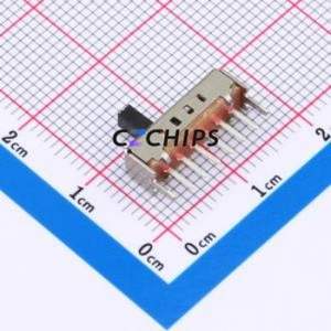 SS-14D01-G040 Slide Switch Through hole-8P,14.7x4.4mm Switch Single Pole Four Throw Rectangle Pin Header PC Pin 14.7mm - Product Image 2