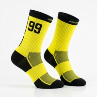 Chaussettes de sport d'extérieur pour l'entraînement, pour le football, le tennis, le basketball, le golf, tricotées, respirantes, en Spandex/Nylon, robustes, hauteur genou