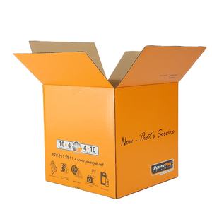 Caja de <span class=keywords><strong>correo</strong></span> corrugada para embalaje, embalaje de cartón naranja - Product Image 1