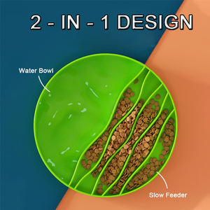 Baifu Atacado Silicone Moderno Slow Dog Cat <span class=keywords><strong>Pet</strong></span> Alimentação Bowl para Água Food <span class=keywords><strong>Pet</strong></span> Slow Feeder Bowl - Product Image 3