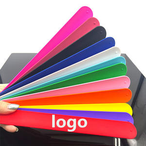 للبيع بالجملة سوار معصم مطاطي قابل لإعادة التدوير فارغ من المطاط الصفع الصفع الصديقي الصديقي - Product Image 4