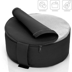 Coussin de méditation en coton et lin 100% naturel avec housse amovible, rembourrage en sarrasin, pochette parfumée à la rose, <span class=keywords><strong>pour</strong></span> la remise en forme - Product Image 4