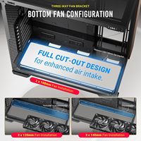 Boîtier PC E-ATX Antec C8 avec panneau frontal en verre trempé, disposition à double compartiment, support de radiateur Type-C 360 mm, compatible RTX 40