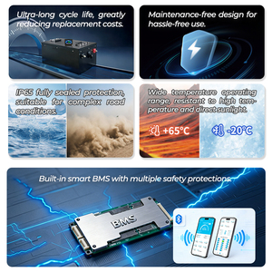 리튬 이온 배터리 Lifepo4 45ah 58Ah 65ah 70ah 48V 60V 72V LifePo4 배터리 팩 전기 2-3-4륜 전기 릭샤용 - Product Image 4