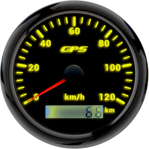 Nuevo Velocímetro GPS para Motocicleta, Automóvil y Embarcaciones, con Indicador de Velocidad en <span class=keywords><strong>MPH</strong></span> y KMH, LED Rojo, Resistente al Agua IP67, 85 mm - Product Image 1