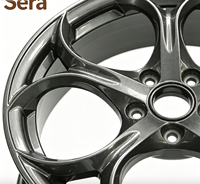 Rueda de Carreras Sera Personalizada de Cinco Radios, Ligera y de Alto Rendimiento, Fabricada en Aleación de Aluminio Forjado 6061t6, 5x98 5x110, 16-20 Pulgadas para Alfa