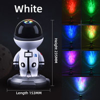 Projecteur de Galaxie Astronaute Moderne, Veilleuse LED Alimentée par USB, Laser Ciel Étoilé pour Ambiance de Chambre