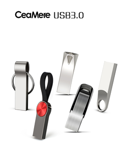 Memorias USB 3.0 metálicas mini al por mayor, 8GB 16GB 32GB 64GB 128GB. Varias opciones de unidades USB disponibles. - Product Image 1