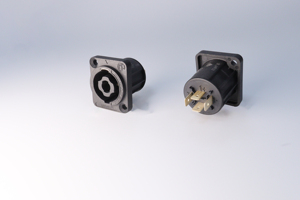 Đầu nối khung gầm 4 chân nl4mpxx đầu nối loa mặt bích Kích thước D màu đen cho các ứng dụng âm thanh và video - Product Image 6