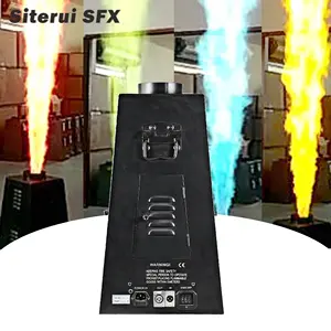 SITERUI SFX pulvérisation machine à feu colorée DMX 512 projecteur de flamme de contrôle pour scène de Concert Disco Dj