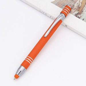 Wholesale Custom Customizable Aluminum Rubberized Ball <b>Pens</b> Metal Screen Touch Personalized Logo Promotional Gift Office School - Product Image 5