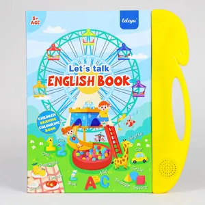 LWB401 Kids Educatief Speelgoed Kinderen Leren Engels Praten Interactieve Leren Speelgoed Geluid Boek