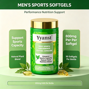 Capsules de gélules molles à haute teneur en fibres pour la performance sportive masculine, 800 mg, 90 pièces, mélange de plantes naturelles, végétarien, végétalien, complément sportif améliorant les performances - Product Image 5