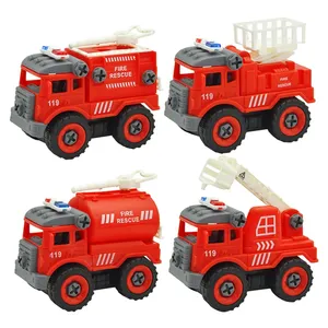 Custom Factory Direct Cheap Price Funny Educational Build Block Bricks DIY Toys Assemble Construction Truck Car for Kid