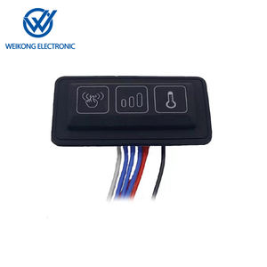 Pengontrol saklar tombol tekan silikon bercahaya 3 tingkat, untuk peralatan terapi panas - Product Image 1