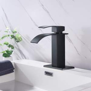 Grifo de Baño Contemporáneo Db de un Solo Grifo con Caño en Cascada, Latón Pulido, Montaje en Suelo, 1 Orificio, Válvula de Cerámica - Product Image 5