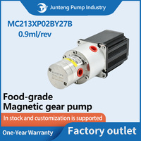 Pompe à engrenages magnétique Mirco, engrenages PEEK, PTFE, FKM, moteur CC sans balais 220 V pour station de recharge de véhicules électriques, système de refroidissement liquide