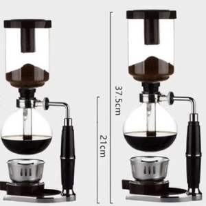 2024 nouvelles idées de produits Siphon Pot ménage verre cafetière Siphon manuel cafetière ensemble de café - Product Image 5