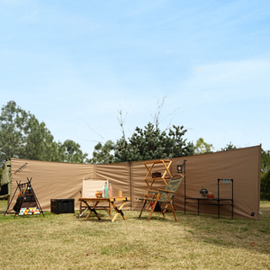 Ветрозащитный тент для кемпинга, большой ветрозащитный экран, модульная конструкция, шторка для кемпинга, ветрозащитная панель - Product Image 4