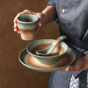 <span class=keywords><strong>Vajilla</strong></span> de <span class=keywords><strong>Melamina</strong></span> A5 100% No Tóxica, Juego de Platos Creativos para Ensalada y Carne, Platos de Alta Gama Irrompibles para Restaurante - Product Image 2