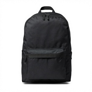 Mochila Retro Impermeable de Moda, de Poliéster con Cierre, Negra, Unisex, Vintage, Económica - Product Image 2