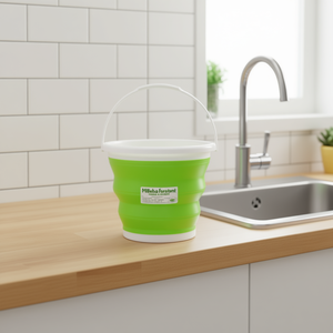Secchio pieghevole in silicone Myrva da 6-10 litri, pieghevole per la pulizia e l'uso all'aperto - Product Image 2