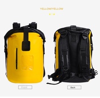 Bâche PVC avec logo personnalisé Sac à dos sec portable étanche 35L pour la randonnée