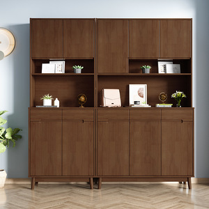 Nordic Solid Wood <b>Shoe</b> Cabinet Multi Functional Entryway Storage With Bench And <b>Hooks</b> For Home Front Door Use - Product Image 4