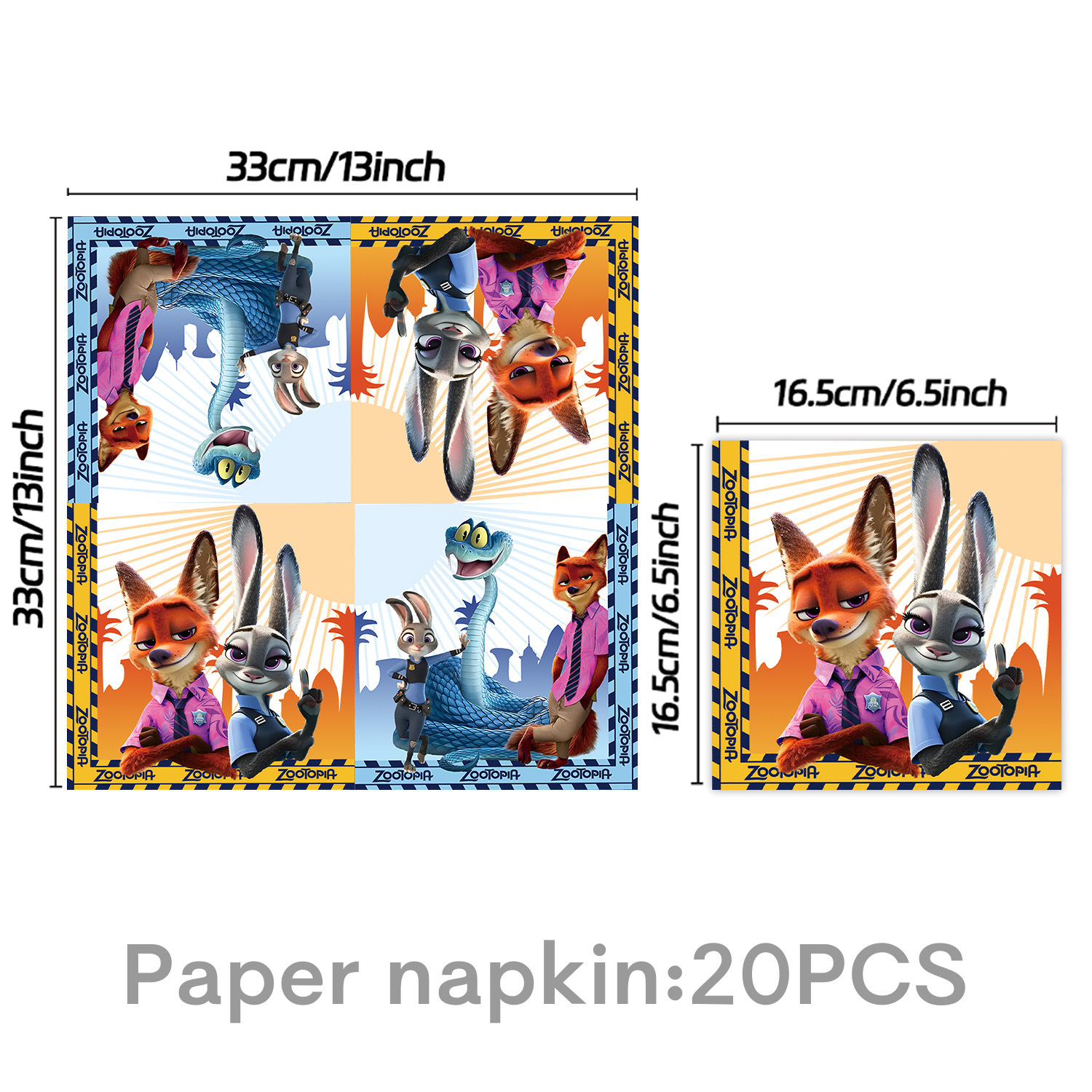 20 serviettes