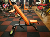 Banc de musculation multifonctionnel pour la musculation, banc de presse pour les épaules en métal avec dispositif de sécurité