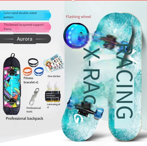 Mouvements de patinage urbain simples <span class=keywords><strong>pour</strong></span> débutants, <span class=keywords><strong>pour</strong></span> enfants et adultes. Planche à roulettes double face AD - Product Image 6