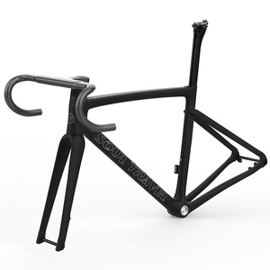 Bicicleta de Carretera SOUL TRAVEL ST-001 XD, Fibra de Carbono, Cableado Interno Completo, Freno de Disco, Cuadro Integrado, Manillar de una Pieza, 700C - Product Image 2