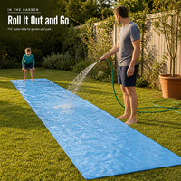 Tapis de glisse aquatique gonflable en PVC pour enfants, pour jardin, pelouse, jeu aquatique pour la cour, amusement estival