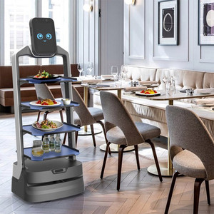 Bán giá rẻ của giao hàng nhà hàng tự phục vụ thông minh được áp dụng cho robot Phục Vụ Nhà Hàng - Product Image 1