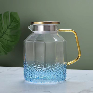 Jarra y Juego <span class=keywords><strong>de</strong></span> Vasos <span class=keywords><strong>de</strong></span> <span class=keywords><strong>Vidrio</strong></span> Modernos, Minimalistas, Gruesos, Duraderos y Reutilizables, a Precio Económico, <span class=keywords><strong>de</strong></span> Proveedor <span class=keywords><strong>de</strong></span> Fábrica Profesional - Product Image 4